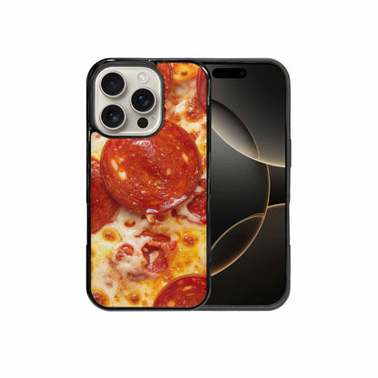 iPhone 16 Pro Case — Pepperoni Pizza Print, Custom Designed Case Cover
