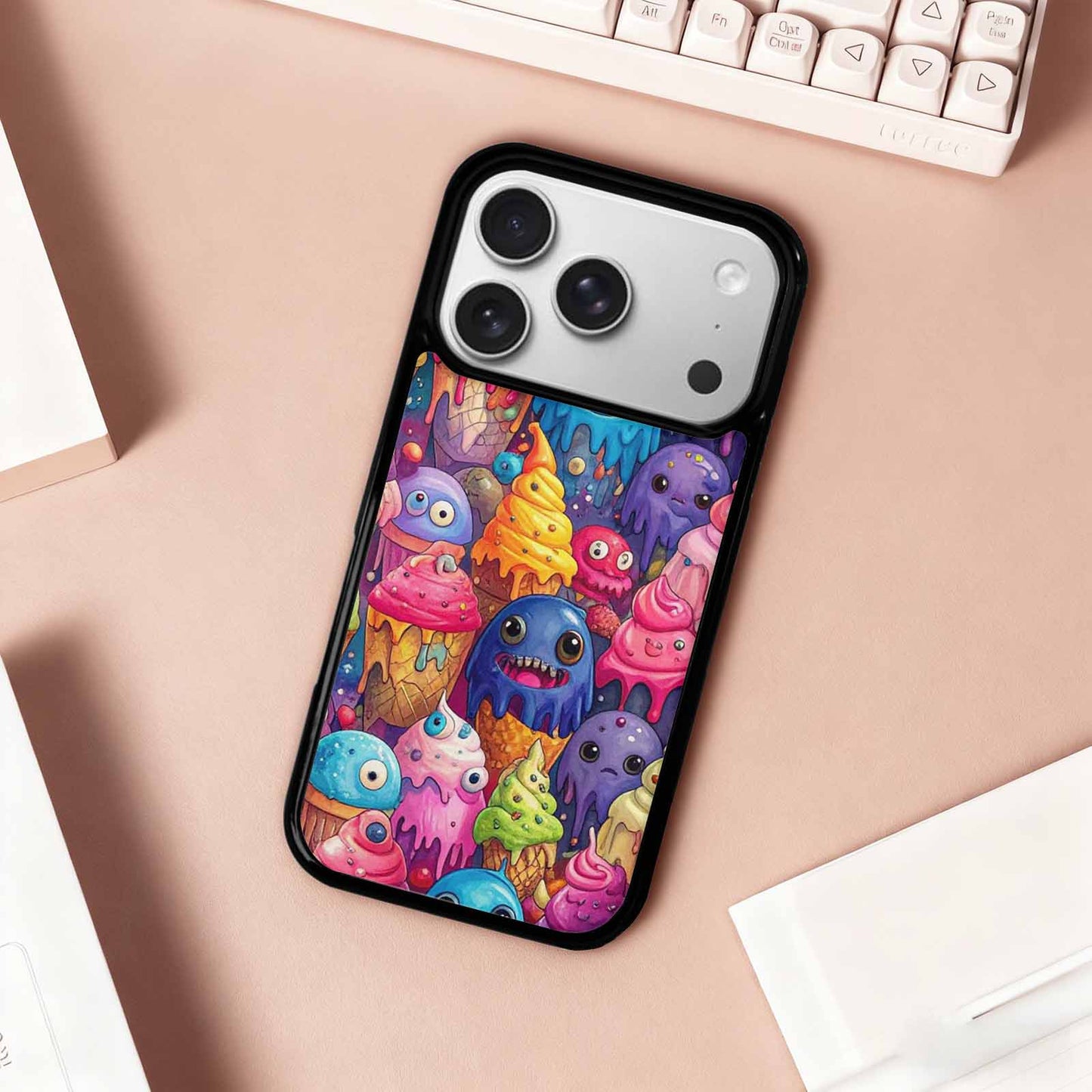 iPhone 17 Pro Case — Melting Ice Cream Monster Charac Original, Unique Phone Case Design
