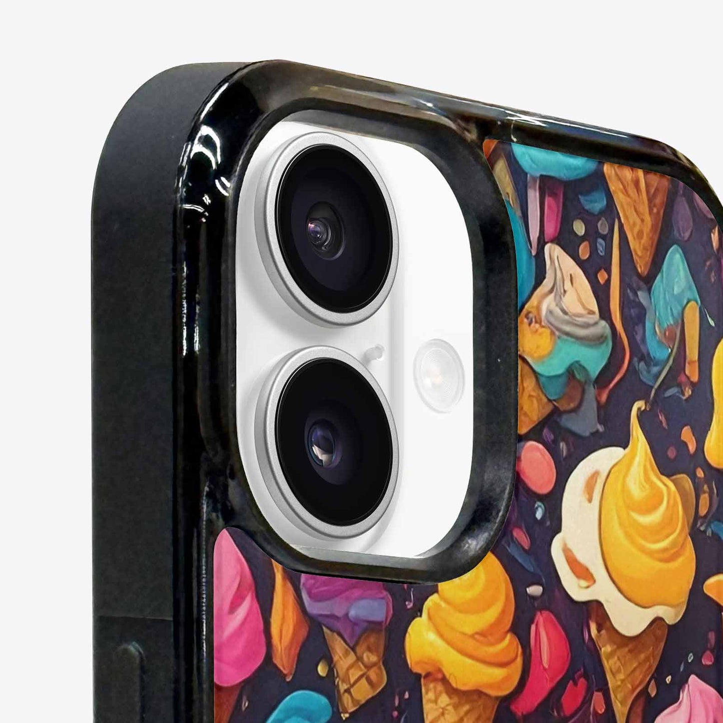 iPhone 16 Plus Case — Ice Cream Motif Ice Cream Motifs, Custom Phone Case