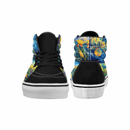 WOMEN'S Blend All Versions High Top Canvas Grunge Sneakers