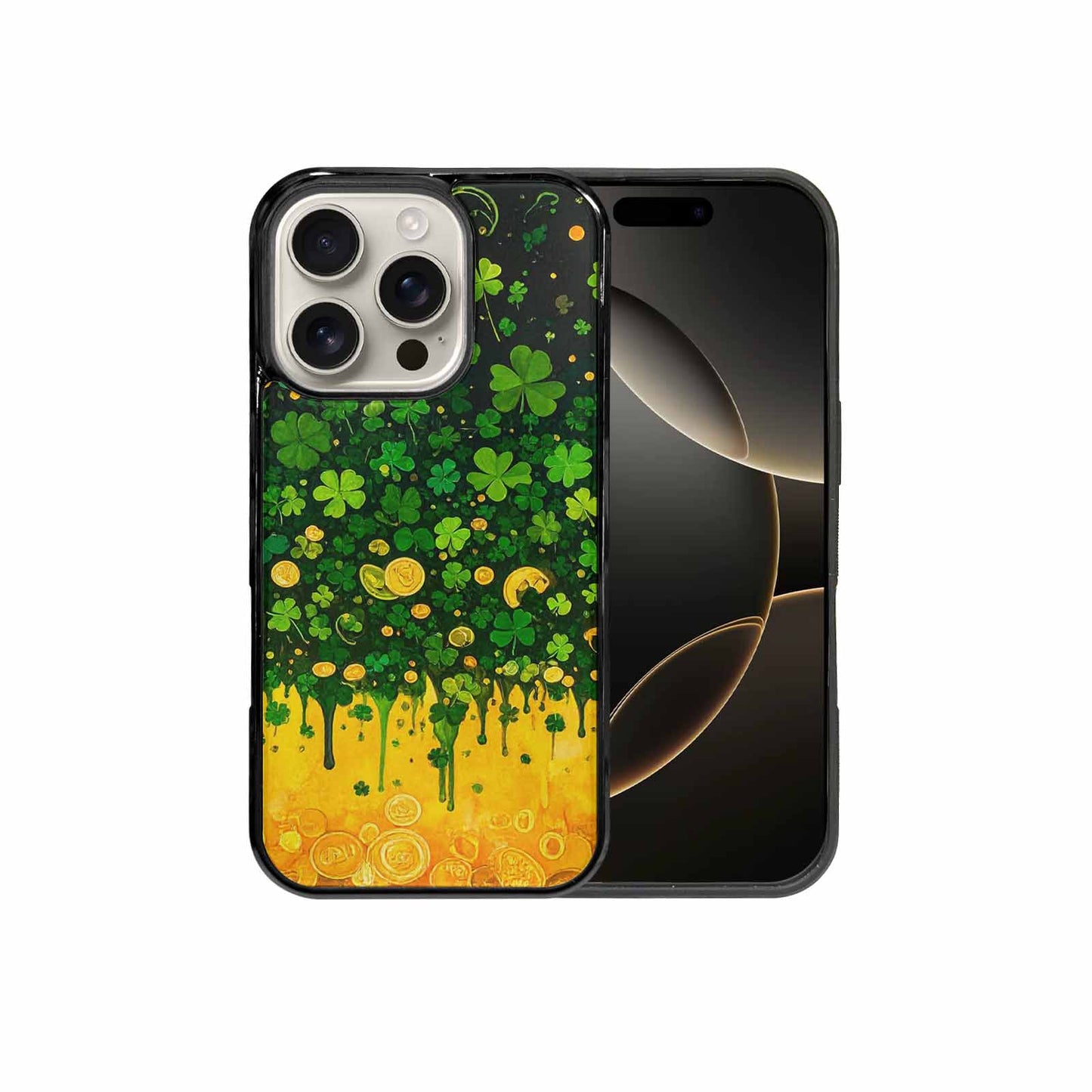 iPhone 16 Pro Case — St Patrick\'s Clover St Patrick\'s Clover, Custom Made Phone Cover