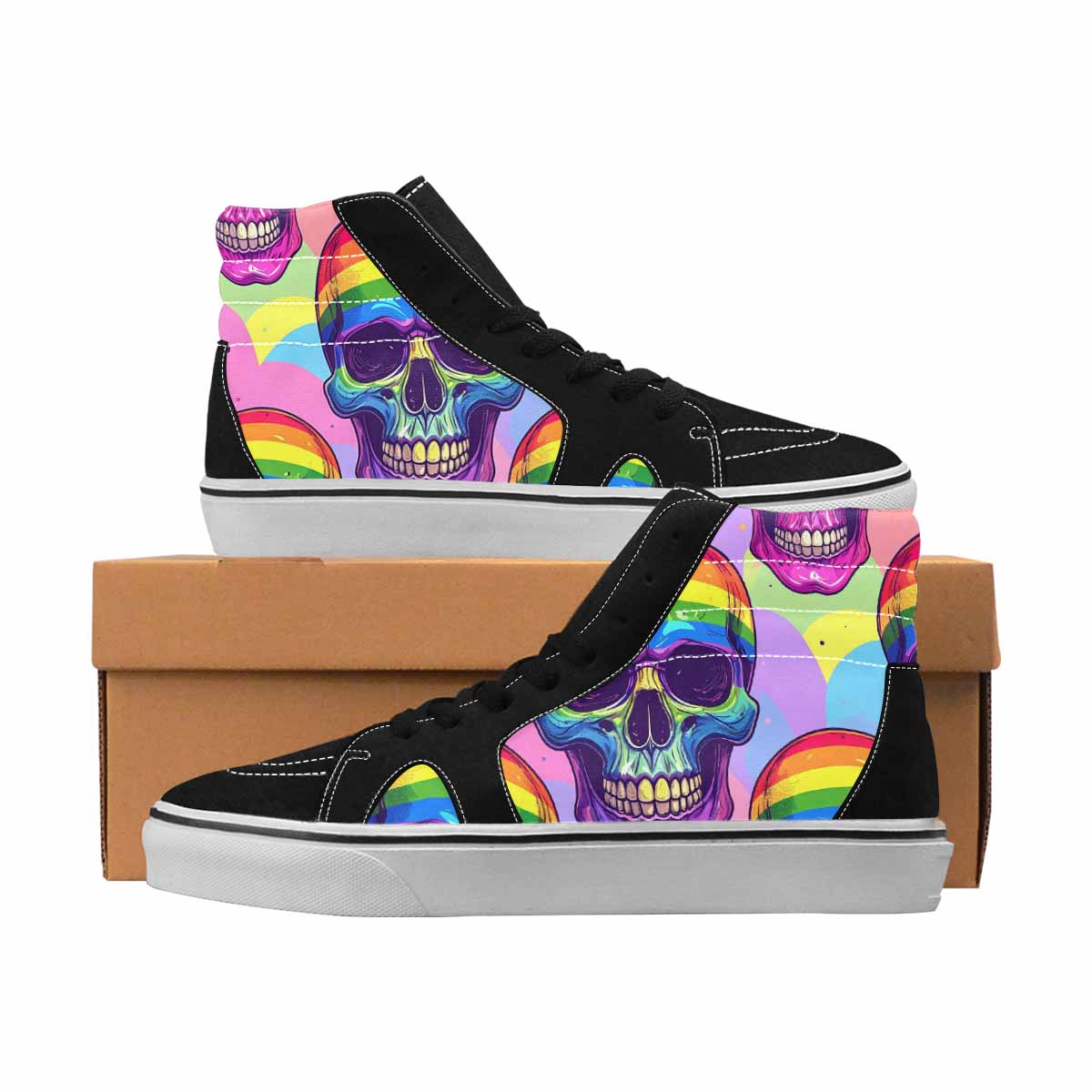 MEN'S Vibrant Skull Pattern Colors 3 Ferion