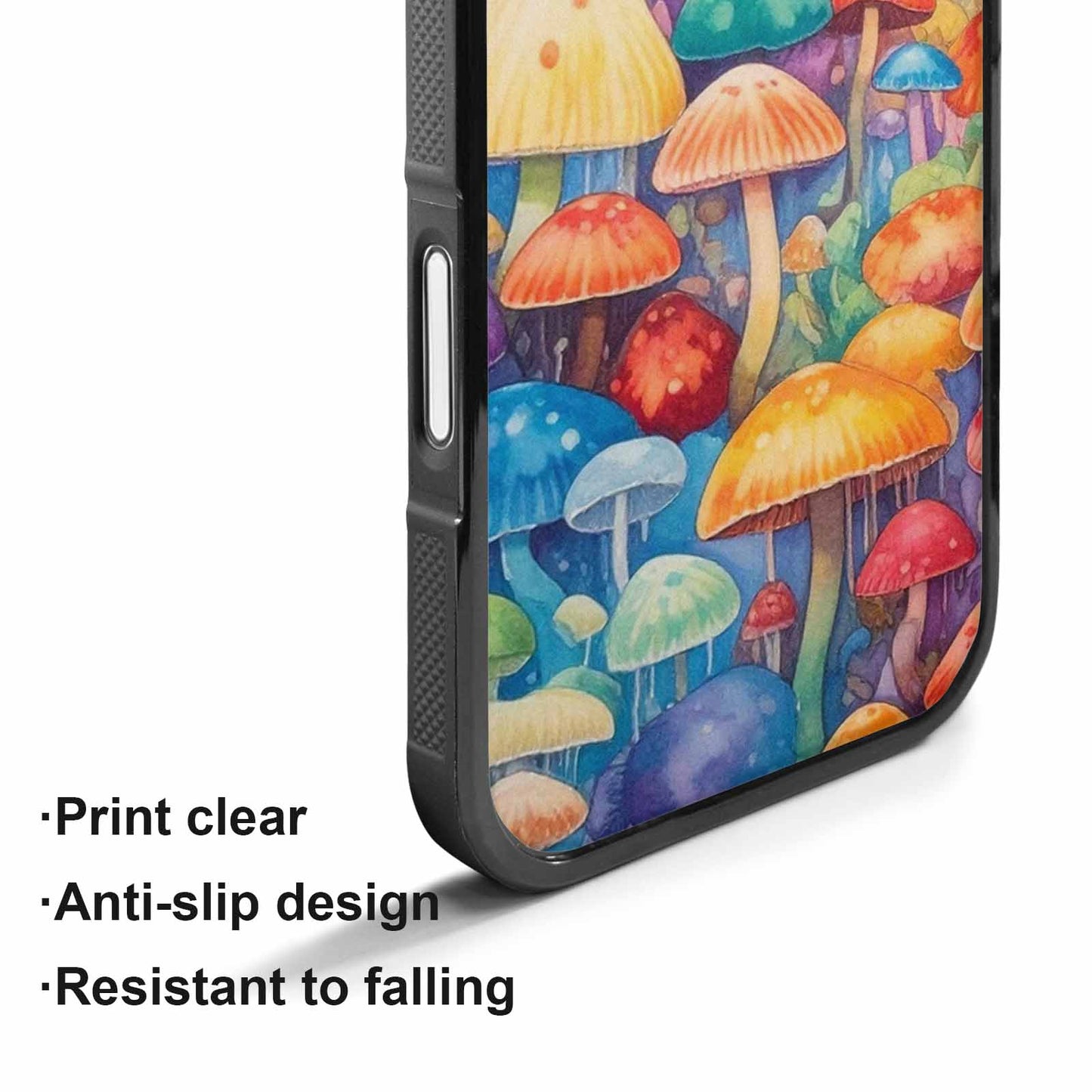 iPhone 17 Case — Mushrooms Tie Dyemushrooms Pat Tie Dye, Custom Made Phone Cover
