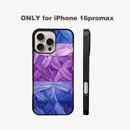 iPhone 16 Pro Max Case — Bisexual Flag Color Theme Small Rainbow, Custom Phone Case