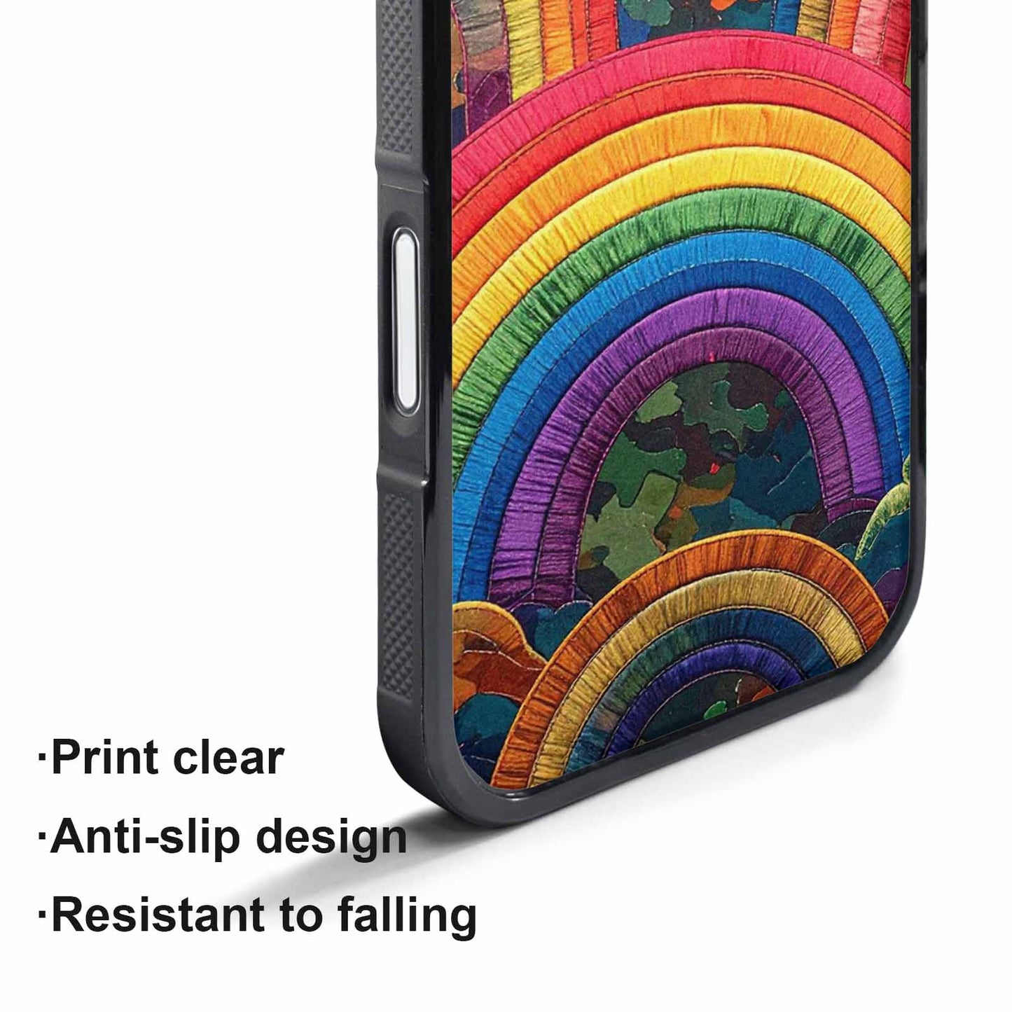 iPhone 17 Pro Max Case — Vivid Camo Rainbow Camo, Personalized Phone Case