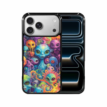 iPhone 17 Pro Max Case — Aliens Tie Dyemelting Aliens Tie Dye, Custom Made Phone Cover