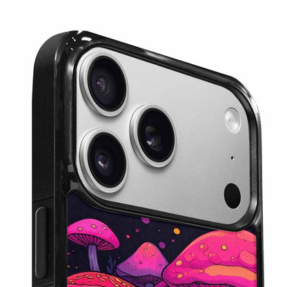 iPhone 17 Pro Max Case — Psychedelic Mushroom Cartoon Pattern Cartoon Cute, Custom Made Phone Cover