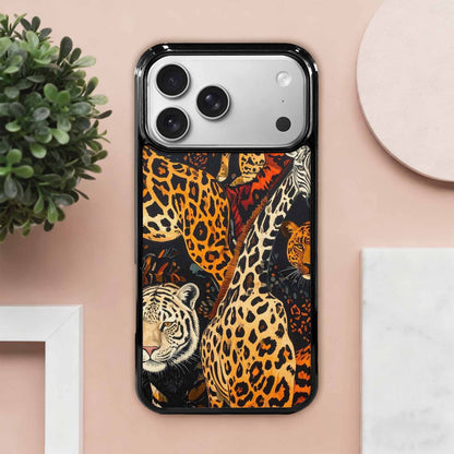 iPhone 17 Pro Max Case — Small Animal Print Pattern, Animal Print, Original Design Phone Case