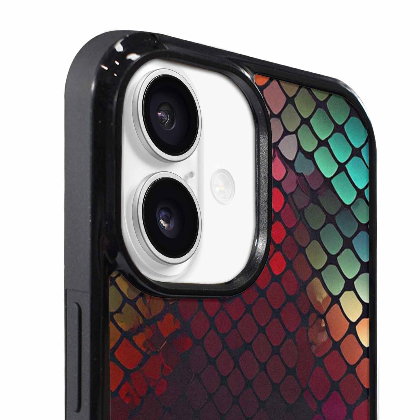 iPhone 17 Case — Snake Print Dark Seamless Animal Print, Custom Designed Case Cover