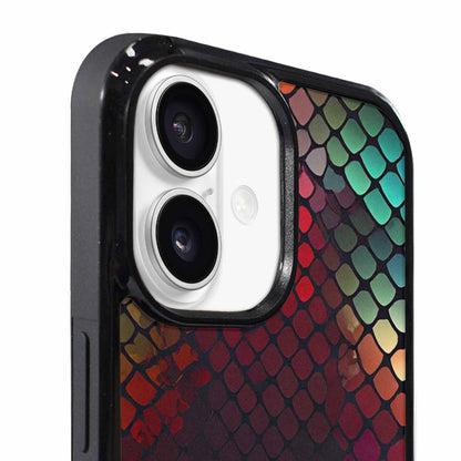 iPhone 17 Case — Snake Print Dark Seamless Animal Print, Custom Designed Case Cover