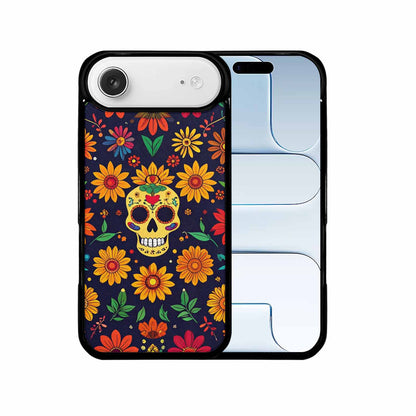 iPhone 17 Air Case — Sunflowers And Skulls Gothic Skulls, Custom Designed Case Cover