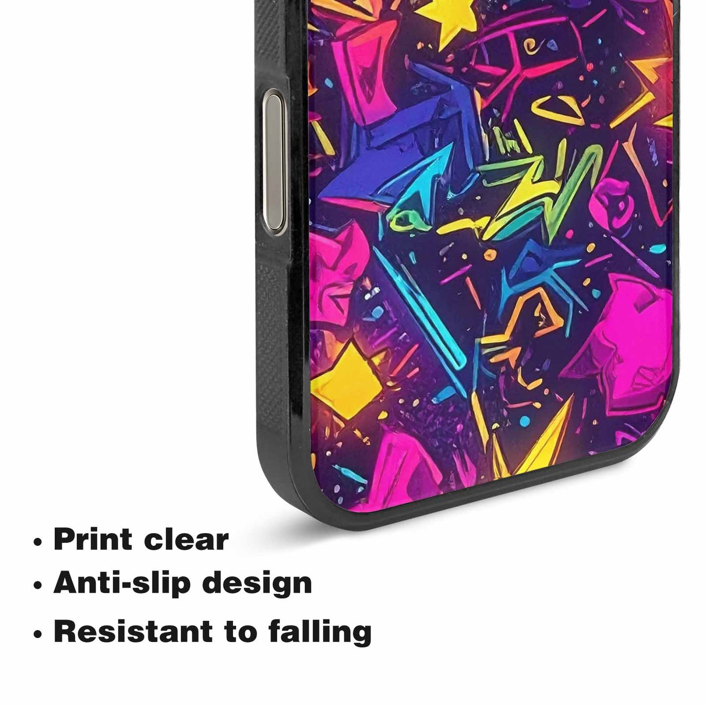 iPhone 16 Pro Max Case — 80s Retro Motif 80s Retro Motifs, Unique Phone Case Design