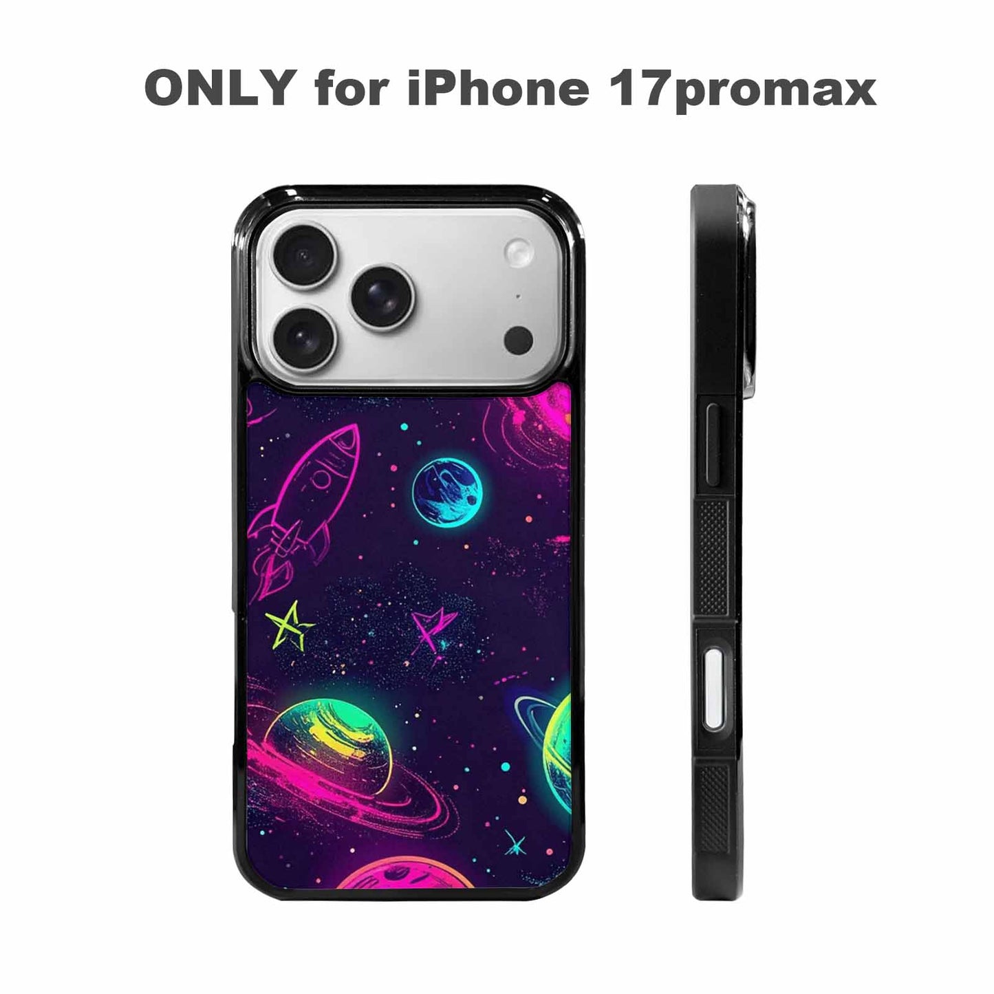 iPhone 17 Pro Max Case — Space Galaxy Astronaut Pattern, Galaxy Space, Custom Art Phone Cover