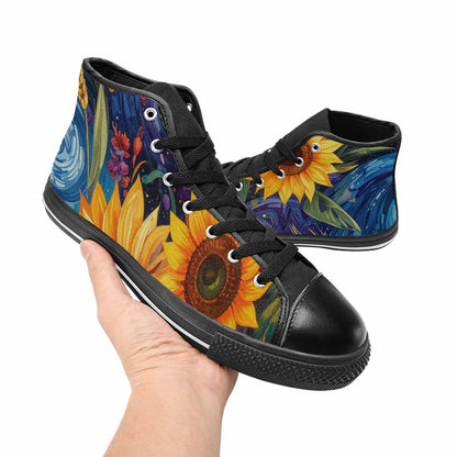 MEN'S Blend All Versions High Top Canvas Dark Academia Sneakers