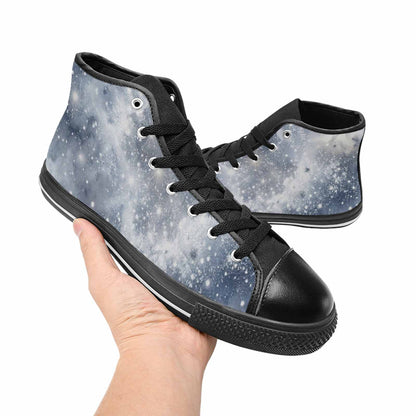 MEN'S Galaxy Art - High Top Canvas Grunge Custom Shoes