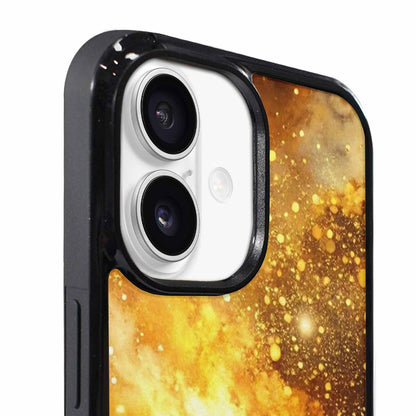 iPhone 17 Case — Galaxy Art Golden Cosmic Galaxy Space, Custom Printed Phone Case