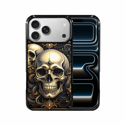 iPhone 17 Pro Max Case — Skull Dark Art Gothic Print Gothic, Custom Made Phone Cover