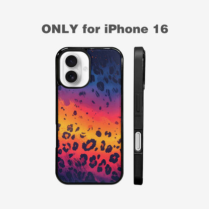 iPhone 16 Case — Leopard Print Gradient, Custom Made Phone Cover