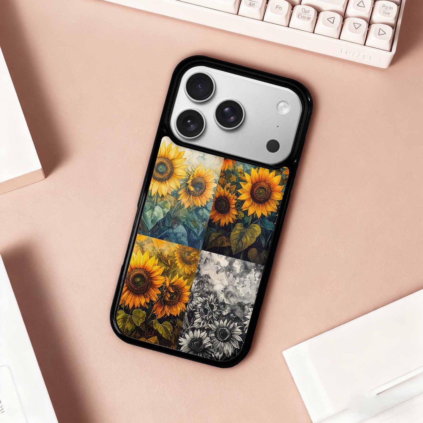 iPhone 17 Pro Case — Blend Melt Them Together Small Floral, Custom Printed Phone Case