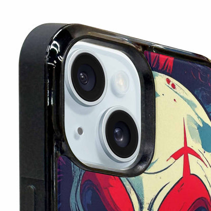 iPhone 15 Case — Evil Clown Cartoon, Custom Made Phone Cover