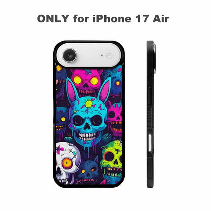 iPhone 17 Air Case — Mixed Toxic Glow Creature Pattern Cartoon, Custom Phone Case