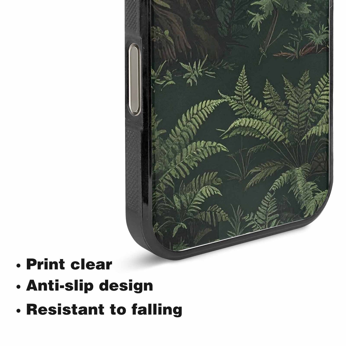 iPhone 15 Pro Max Case — Seamless Pattern Ancient Redwood Forest Giant, Custom Print Case Cover