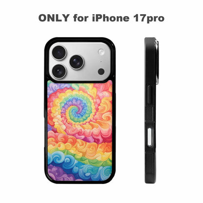 iPhone 17 Pro Case — Tie Dye Swirls Tie Dye Tie, Customized Protective Case