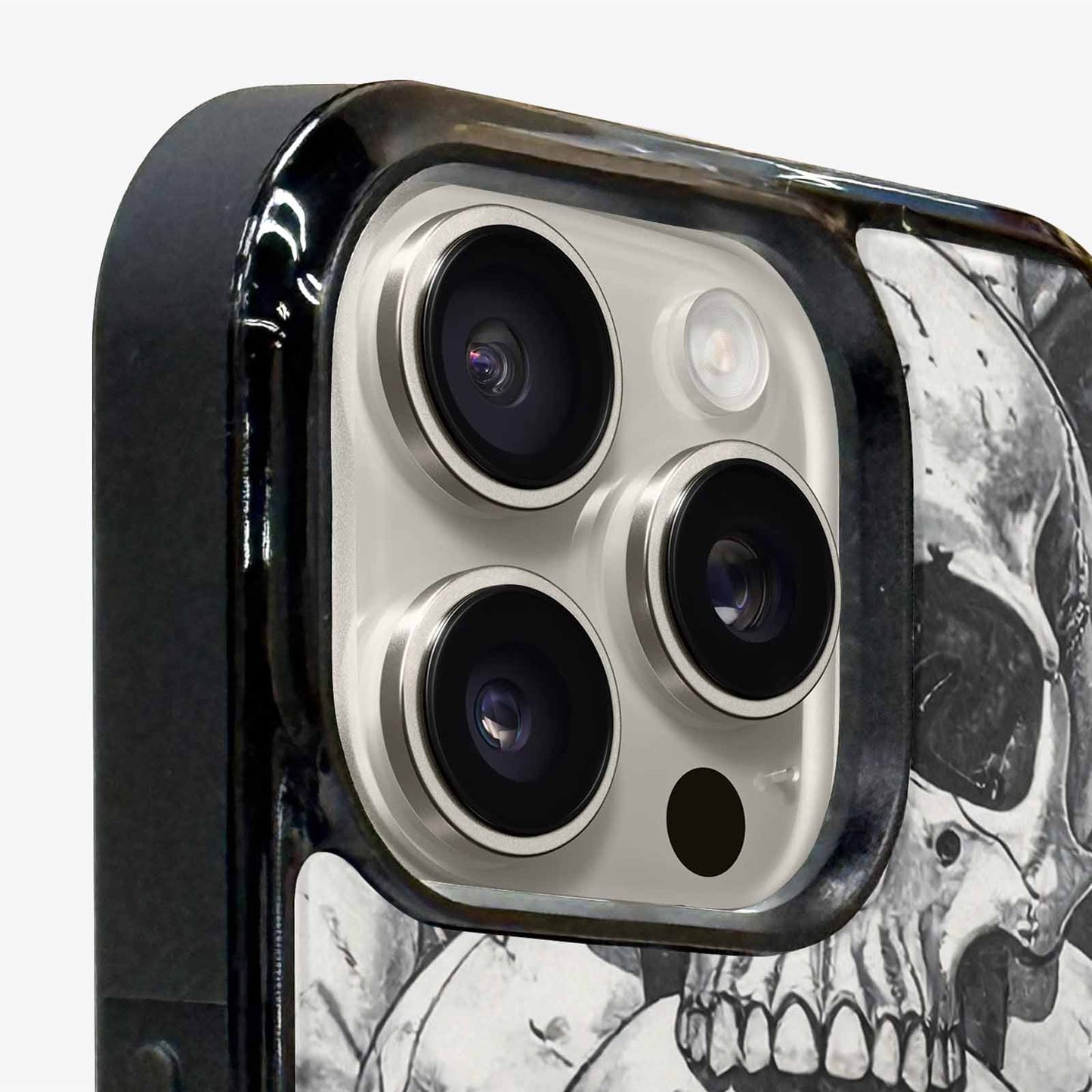 iPhone 16 Pro Max Case — Tessellated Human Skulls Custom, Custom Made Phone Cover