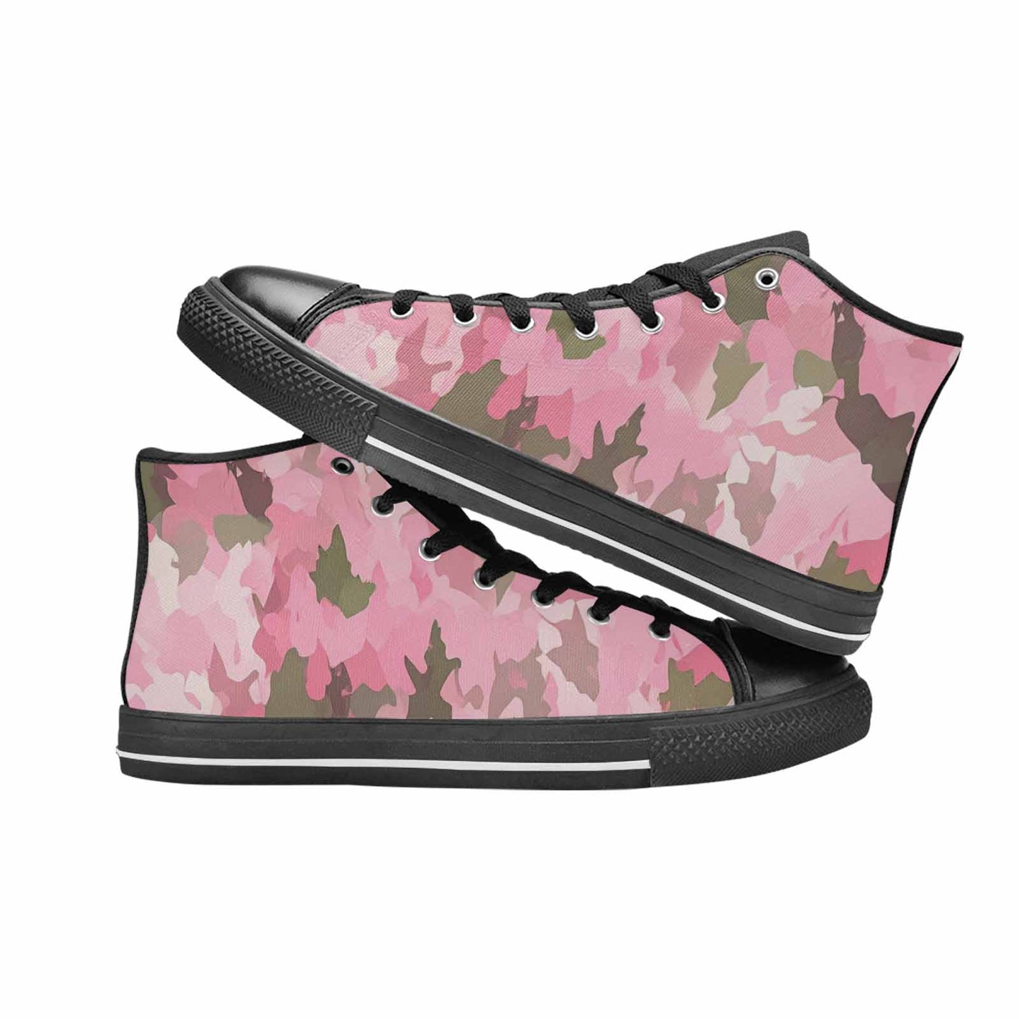 WOMEN'S Military Camouflage Blotch High Top Canvas Y2K Shoes