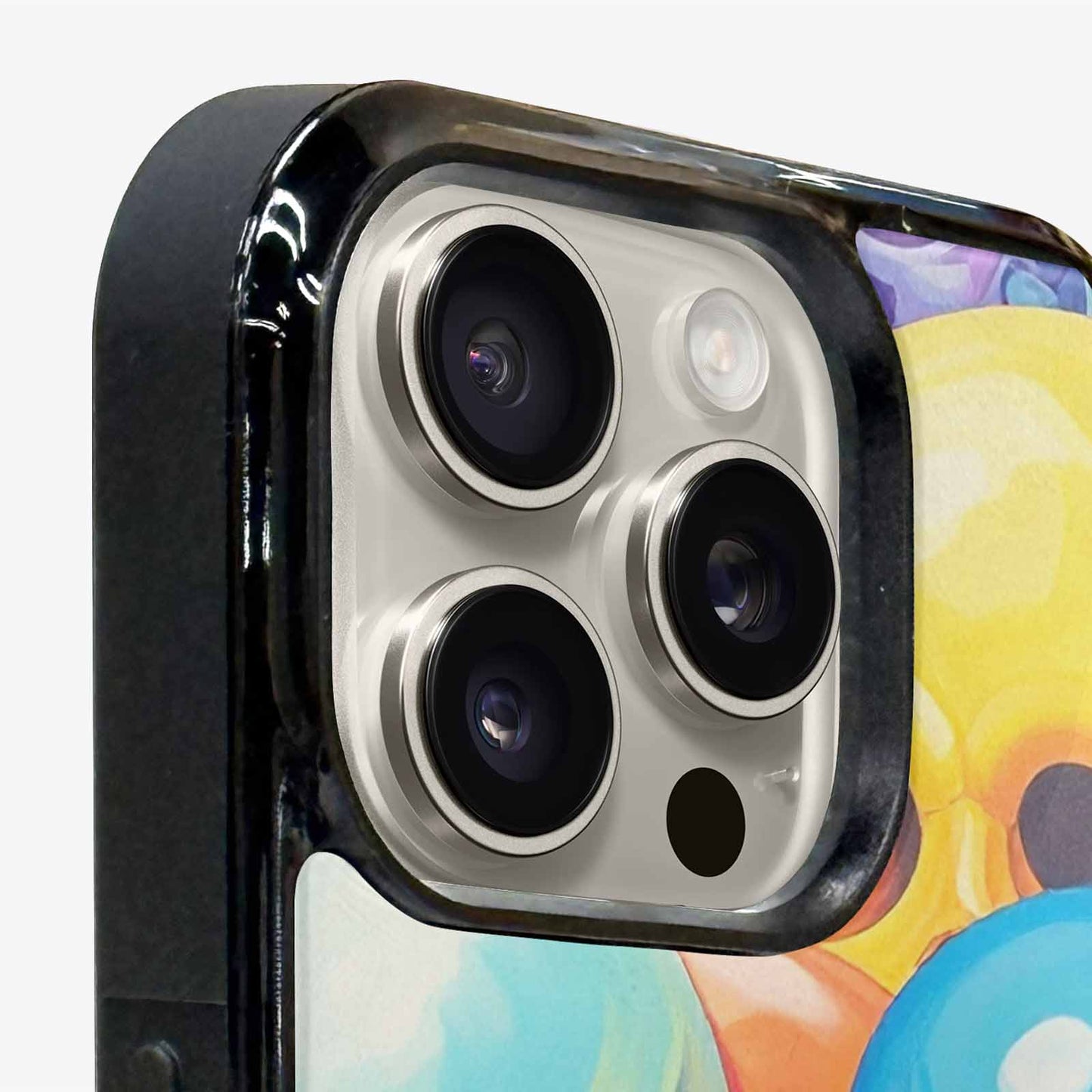 iPhone 16 Pro Case — Dripping Candy Skulls, Custom Printed Phone Case