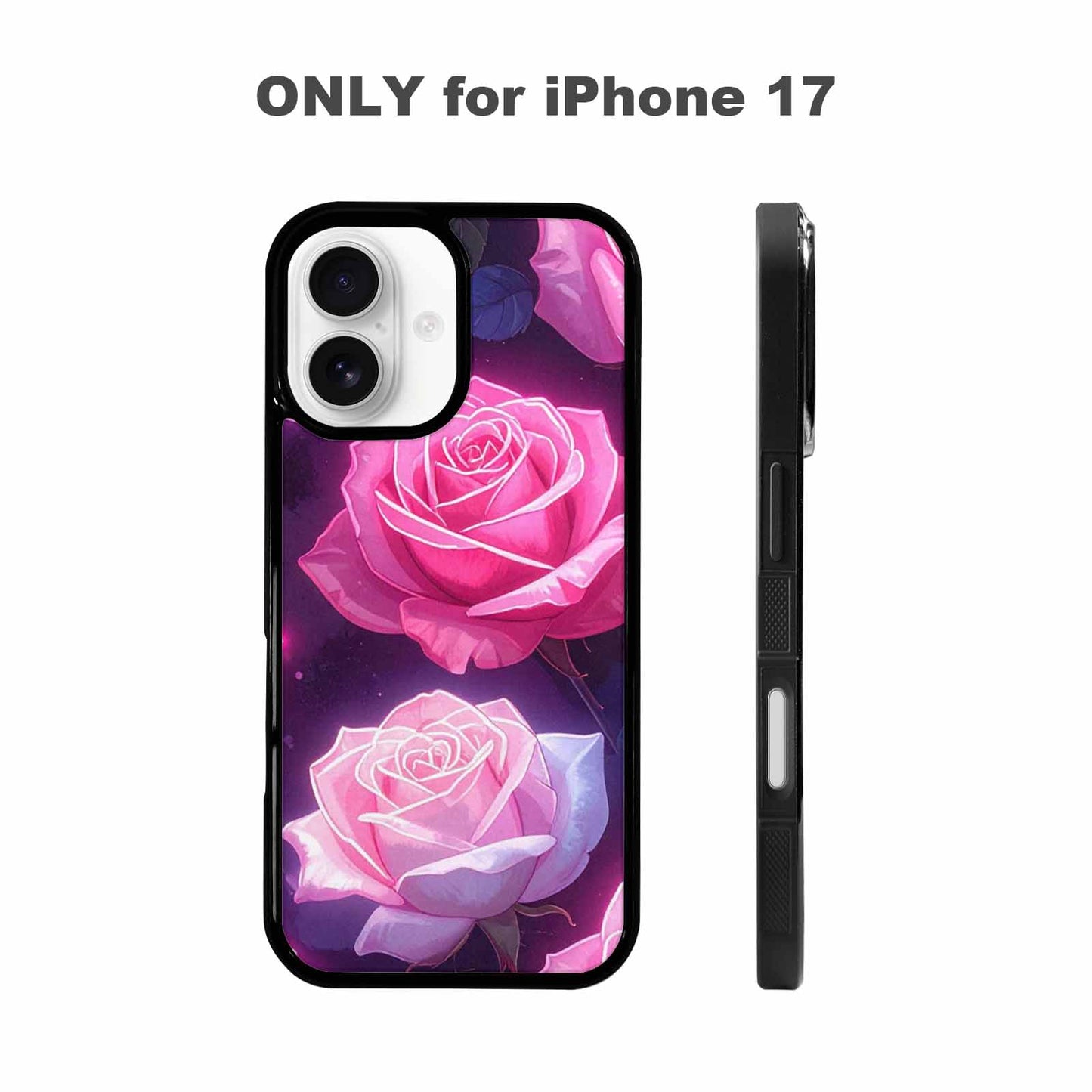 iPhone 17 Case — Watercolor Marble Rose Watercolor Abstract, Customized Protective Case