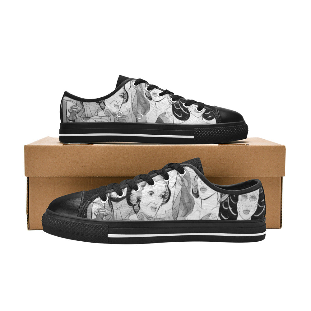 WOMEN'S Cc Pop Art 2 Canvas Grunge Sneakers