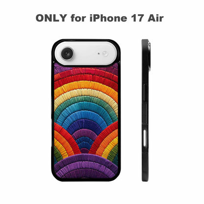 iPhone 17 Air Case — Vivid Camo Rainbow Pride Camo, Original Design Phone Case