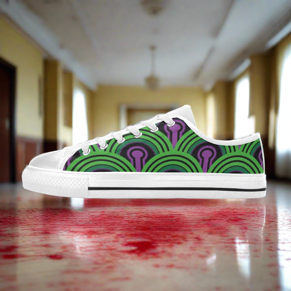 Dragon Navy Indigo Wearable Bold Art - Freaky Shoes