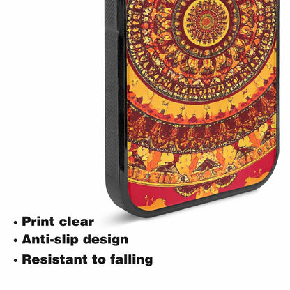 iPhone 15 Case — Mandala Lions Custom, Custom Designed Case Cover
