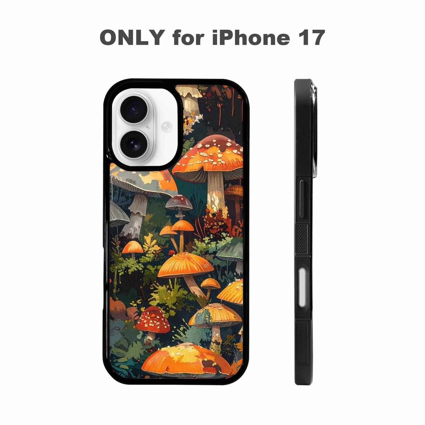 iPhone 17 Case — Mushrooms Camomushrooms Patter Camo, Custom Print Case Cover