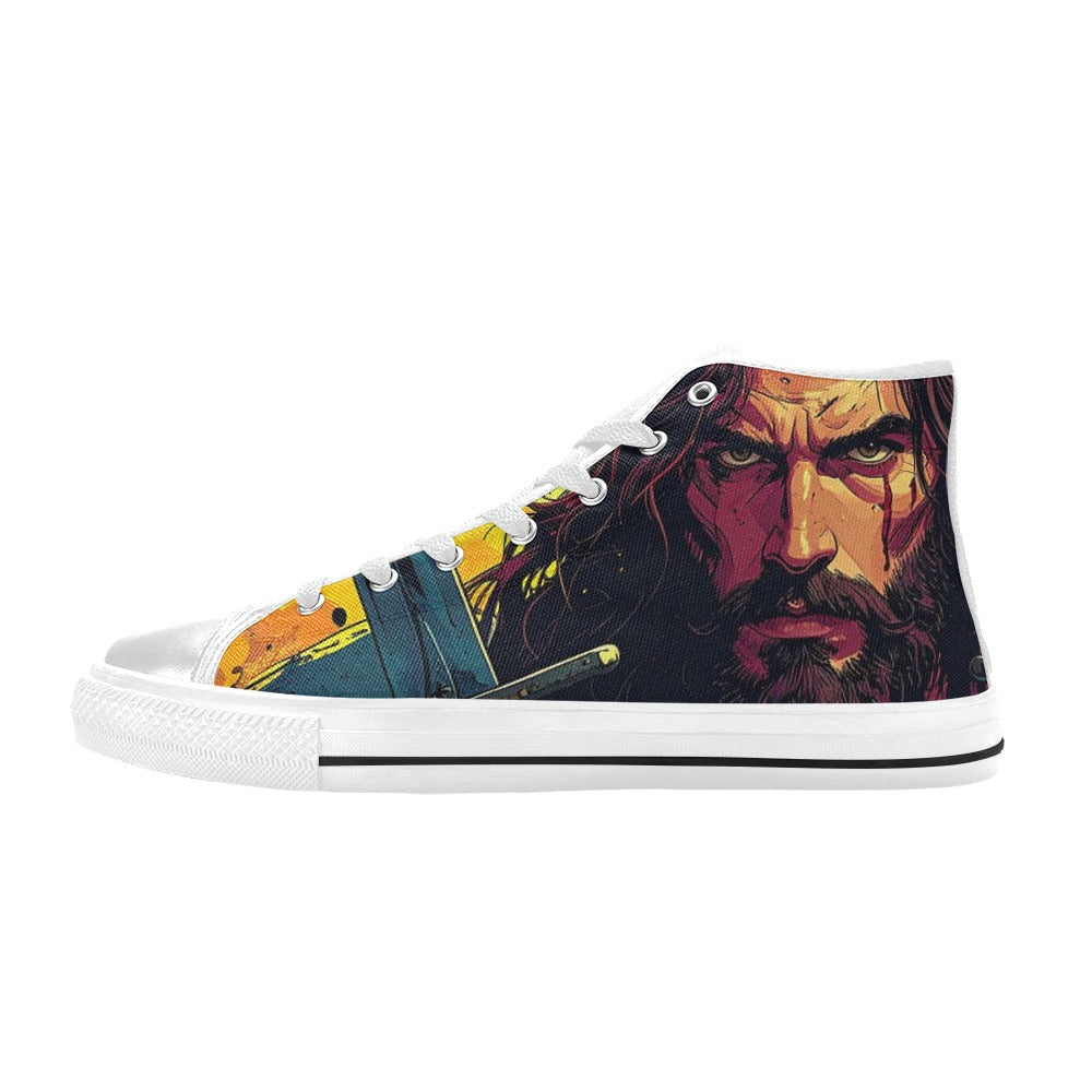 MEN'S Jesus_Ht_11 Men’S High Top Canvas Surreal Custom Shoes
