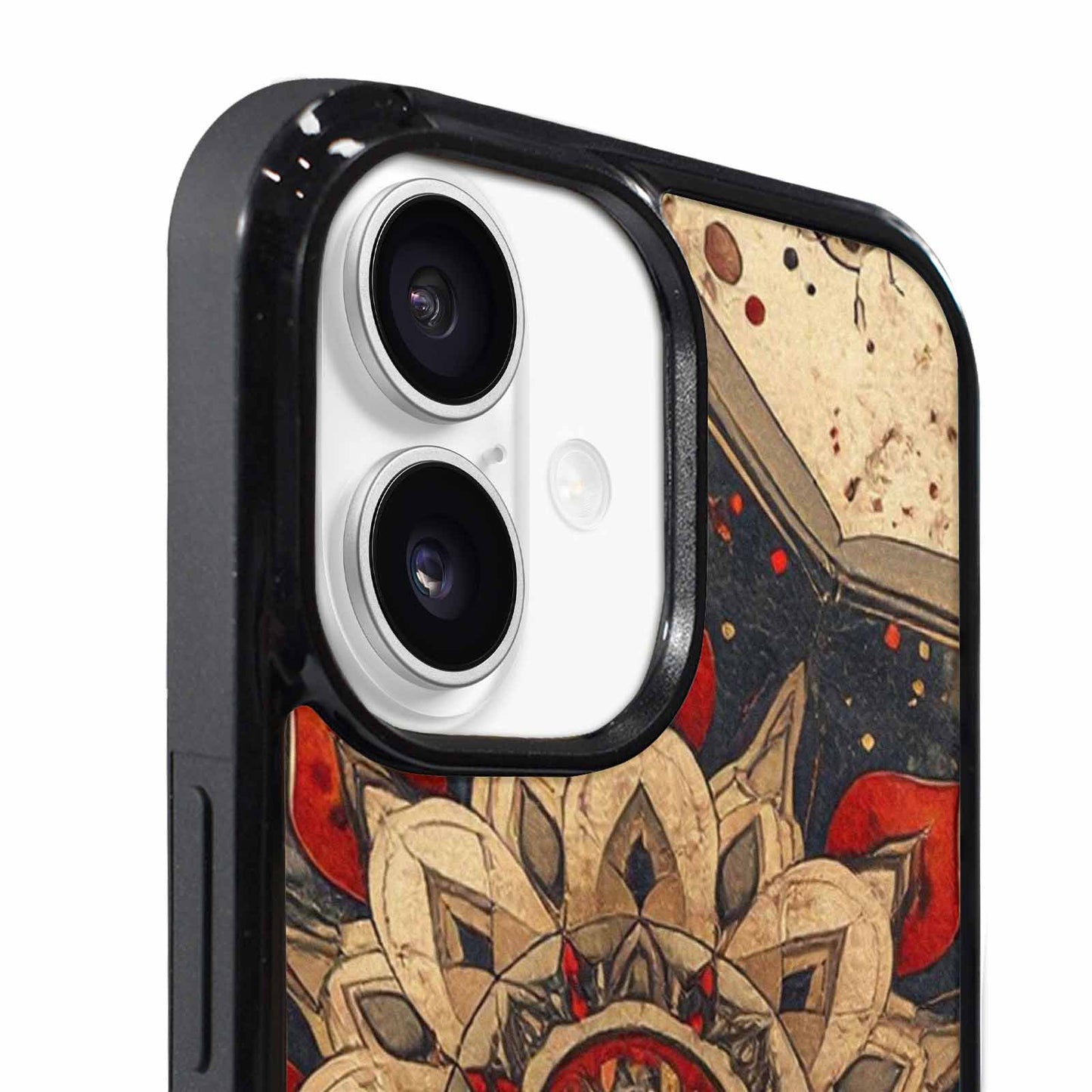 iPhone 17 Case — Small Mandala Pattern, Randomly Floral, Personalized Phone Case