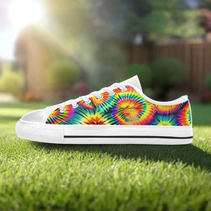 Jellyfish Navy Indigo Vivid WOMEN Bold Art - Freaky Shoes | Custom Art Sneakers