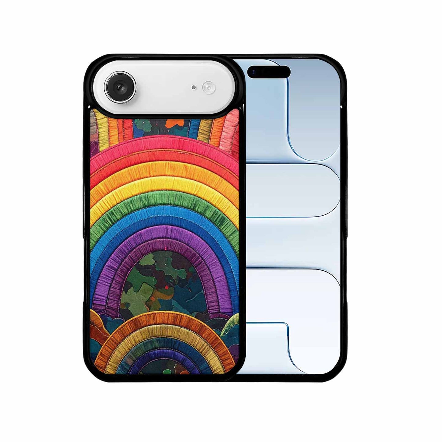 iPhone 17 Air Case — Vivid Camo Rainbow Arc Camo, Custom Made Phone Cover