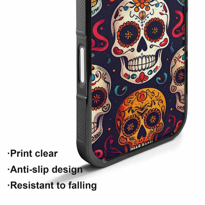 iPhone 17 Case — Day Dead Sugar Skull Gothic Skulls, Personalized Phone Case