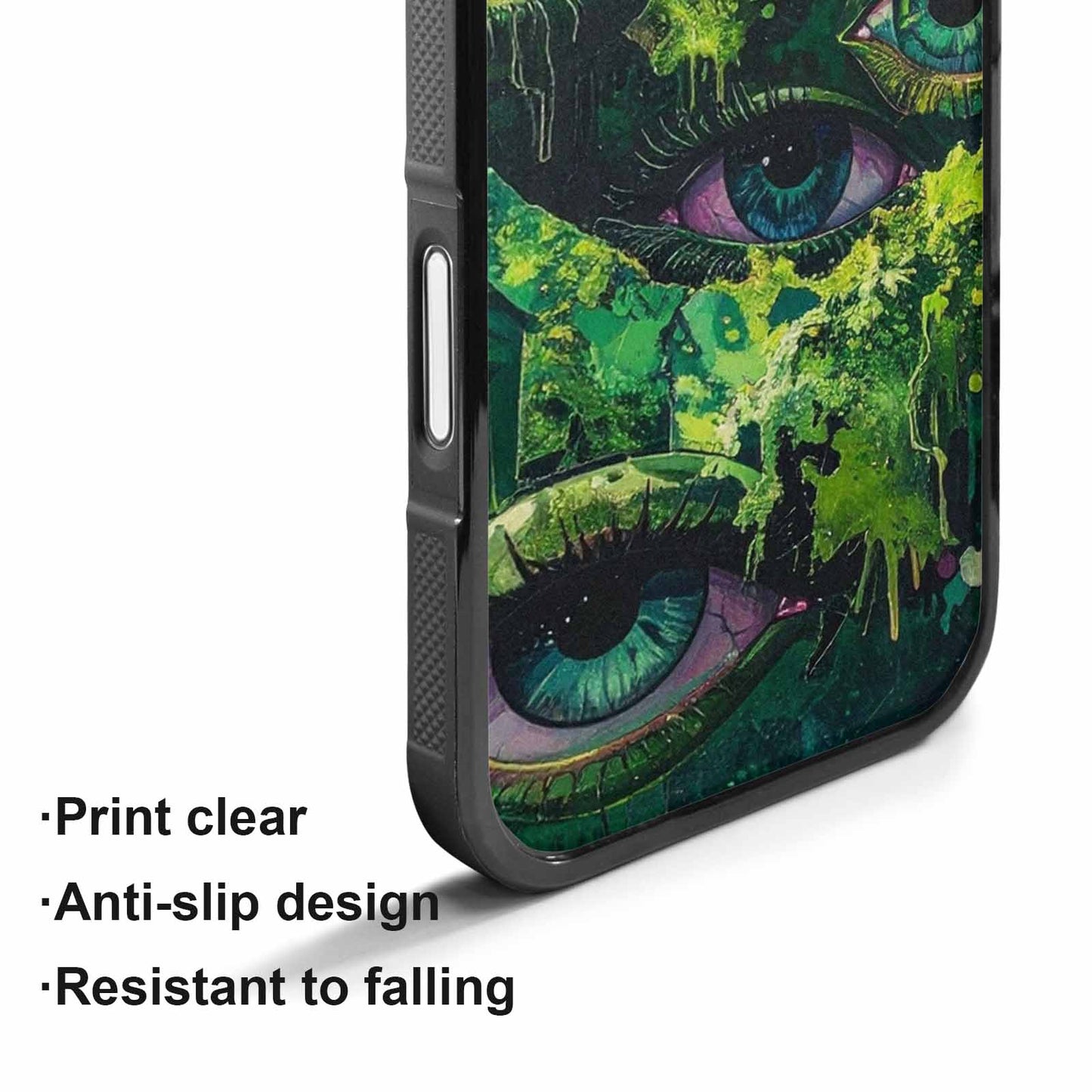 iPhone 17 Case — Reptile Eye Cartoon Cute, Custom Printed Phone Case