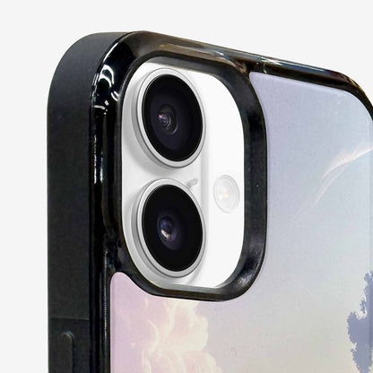 iPhone 16 Plus Case — Surrealist Dreamscape Illustration Pattern, Custom Phone Case