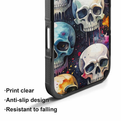 iPhone 17 Case — Skull Dark Art Gothic Print Gothic, Custom Print Case Cover