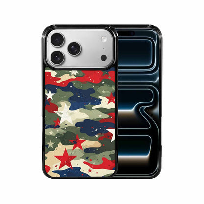 iPhone 17 Pro Max Case — Military Camo Blotch Texture Galaxy Space, Custom Art Phone Cover