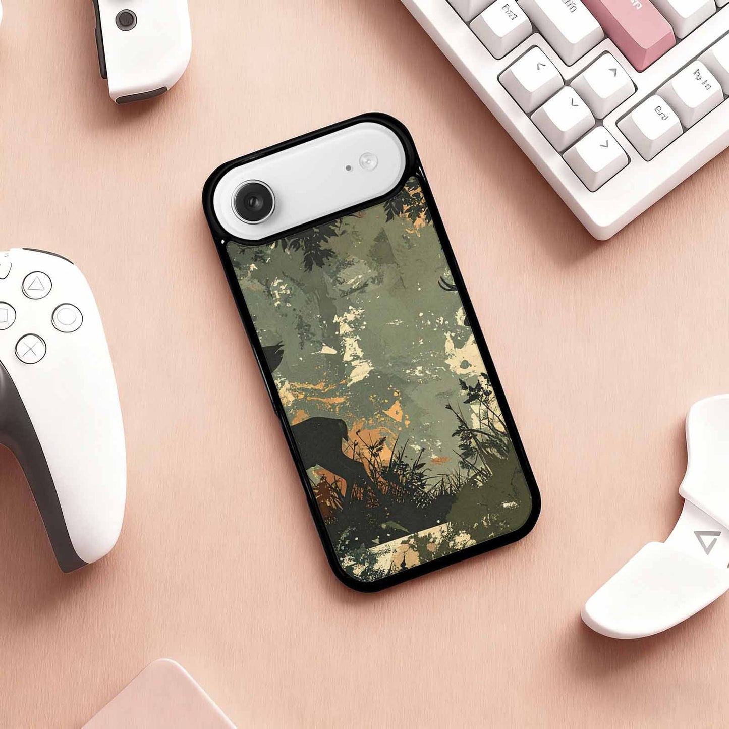 iPhone 17 Air Case — Hunting Camouflage Pattern With Deer Camo, Unique Phone Case Design