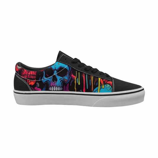 WOMEN'S 1000s Skulls Digital Camo Lace-Up Canvas Dreamcore Custom Shoes