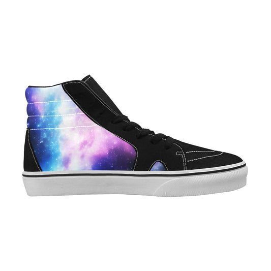 WOMEN'S Galaxy Art Out Space High Top Skateboarding Vivid Shoes
