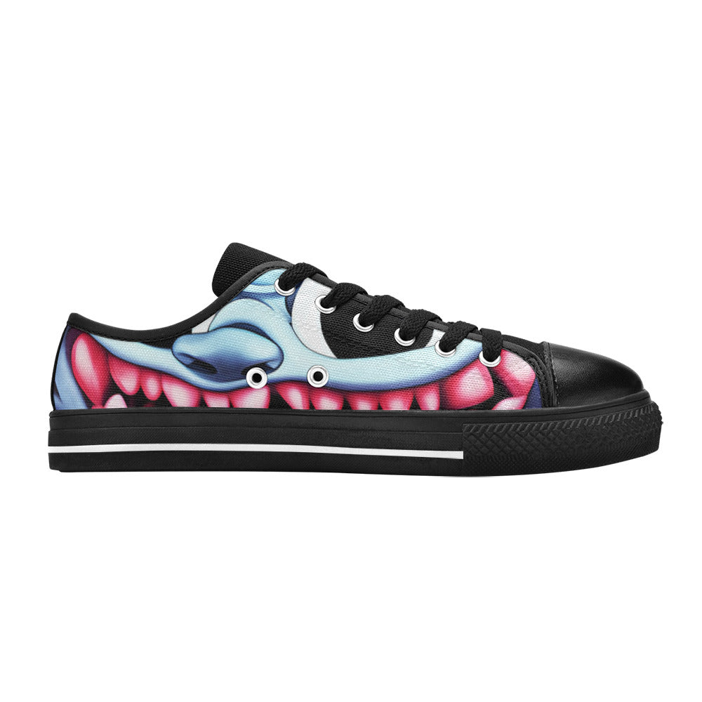 MEN'S Blue Rage Horror 2 Canvas Dark Academia Custom Sneakers