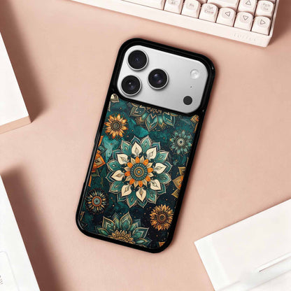 iPhone 17 Pro Case — Small Mandala Pattern Randomly Varying Floral, Unique Phone Case Design